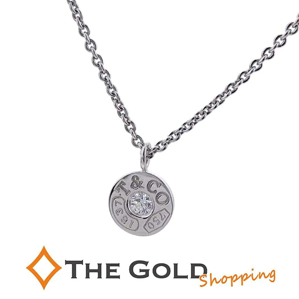 Tiffany Co Circle Necklace Enamel Sterling Silver